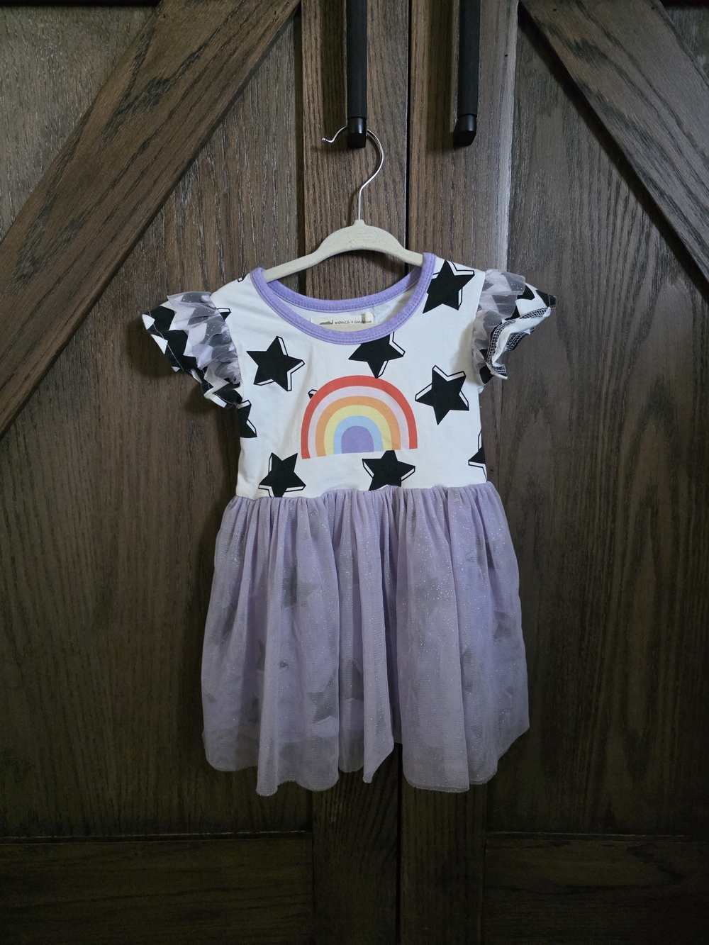 Monica + Andy Tulle Rainbow Star Dress